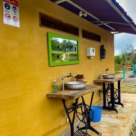 Campo Karst, Hospedaje Y Campamento De Montana Zapatoca Exterior foto